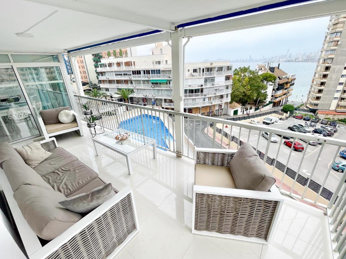 La Perla Benidorm Apartment Seaview & Pool Levante Beach Zewnętrze zdjęcie