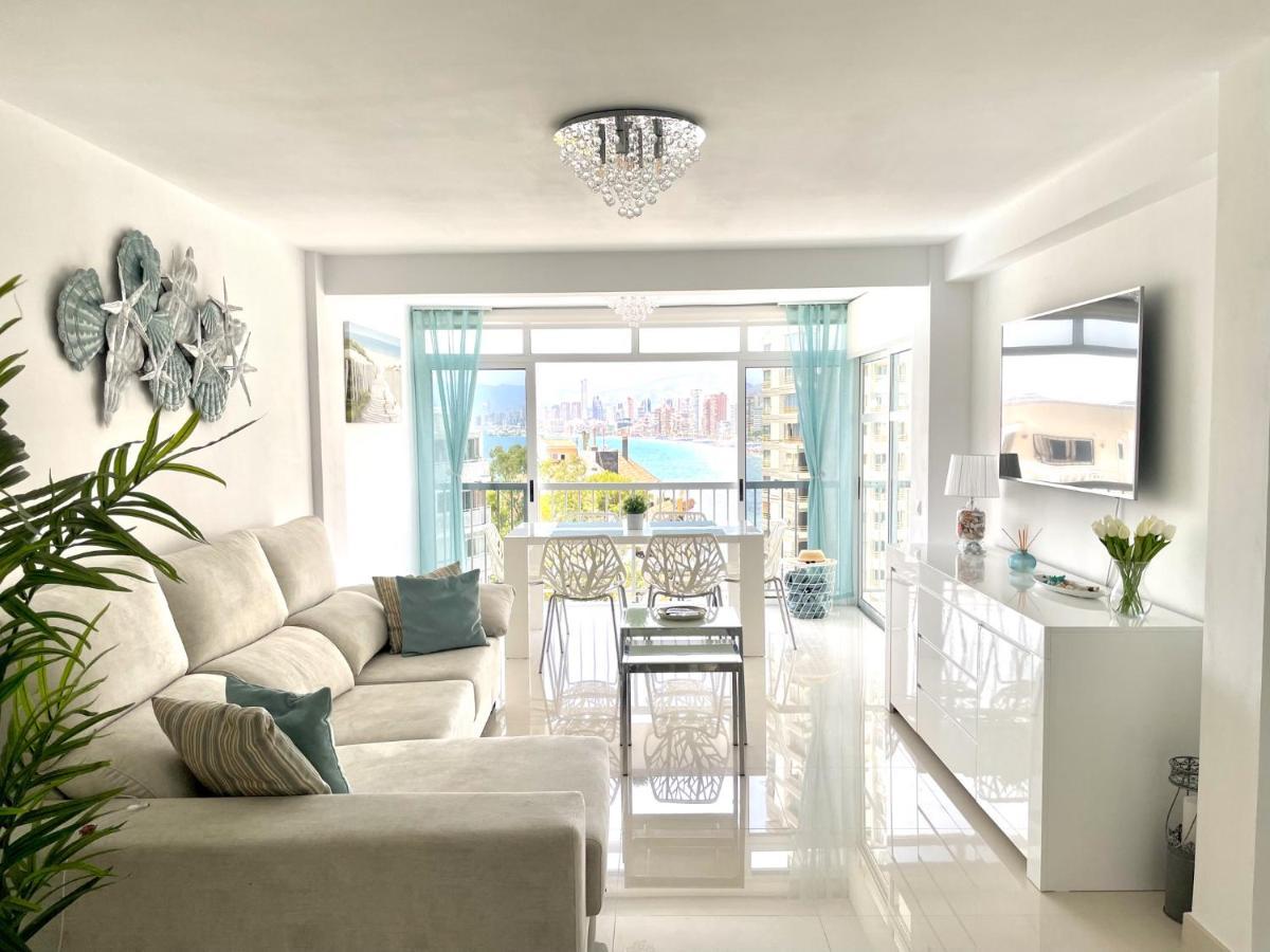 La Perla Benidorm Apartment Seaview & Pool Levante Beach Zewnętrze zdjęcie