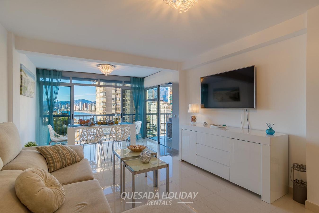 La Perla Benidorm Apartment Seaview & Pool Levante Beach Zewnętrze zdjęcie
