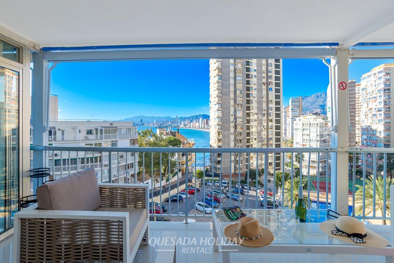La Perla Benidorm Apartment Seaview & Pool Levante Beach Zewnętrze zdjęcie