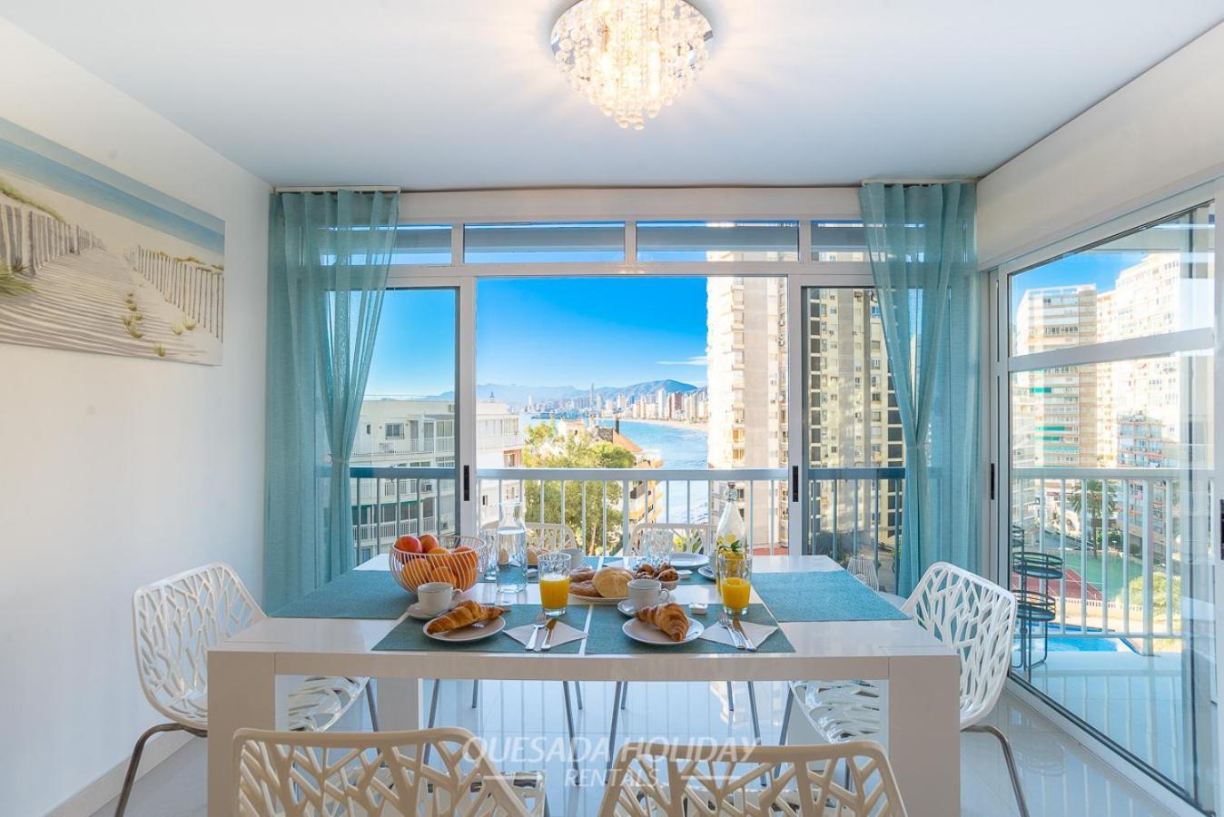 La Perla Benidorm Apartment Seaview & Pool Levante Beach Zewnętrze zdjęcie